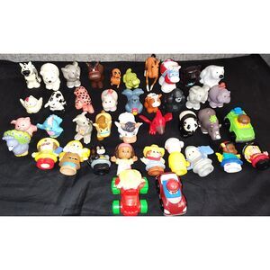 Fisher-Price Little People Toy Lot of 168 Figures Animals Vehicles